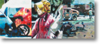 "blow up: just another boring saturday, may 20, 1:21 PM", Öl auf Leinwand, 360x150 cm