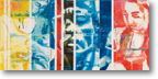"HDK T1", Öl auf Leinwand, 210x100 cm