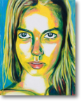 "how can I find true love and happiness in the present world II", Öl auf Leinwand, 120x150 cm