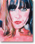 "how can I find true love and happiness in the present world IX", Öl auf Leinwand, 120x150 cm
