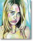"how can I find true love and happiness in the present world I", Öl auf Leinwand, 120x150 cm