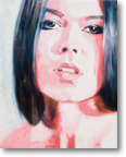 "how can I find true love and happiness in the present world X", Öl auf Leinwand, 120x150 cm